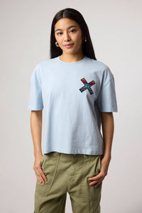 CAMISETA MUJER CLASSIC ICE BLUE