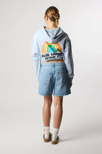 SUDADERA CON CAPUCHA MUJER RAINBOW ICE BLUE