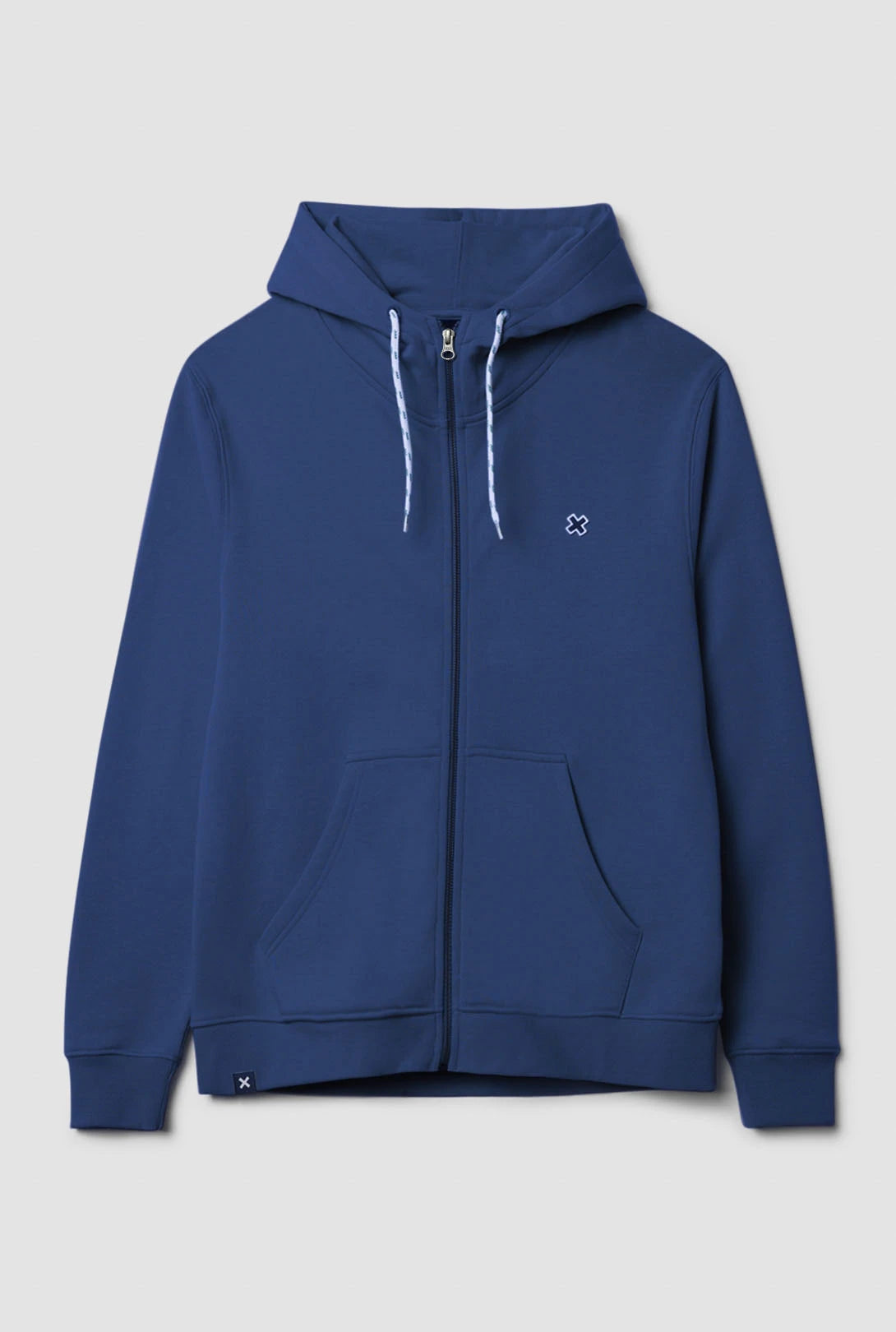 IMPERIAL BLUE PATCH FULL ZIP HOODIE