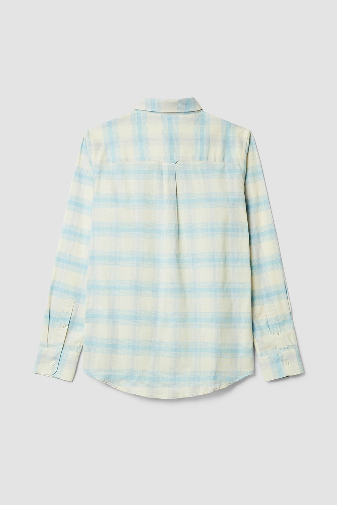 INDIGO BLUE SUMMER PLAID SHIRT