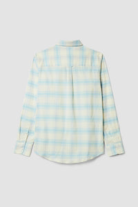 INDIGO BLUE SUMMER PLAID SHIRT