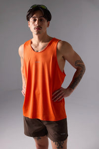 INTENSE ORANGE RUNNING TANK TOP