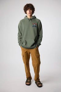 SUDADERA CON CAPUCHA CLASSIC CAQUI