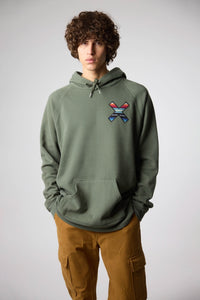 SUDADERA CON CAPUCHA CLASSIC CAQUI