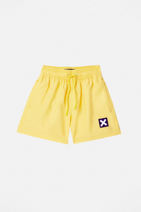 LIGHT YELLOW CLASSIC KIDS SWIMMING TRUNKS