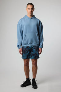 SUDADERA CON CAPUCHA TECH LIGHT BLUE