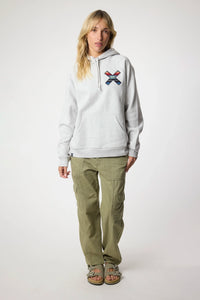 SUDADERA CON CAPUCHA CLASSIC LIGHT GREY MELANGE