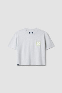 CAMISETA MUJER NATURE LIGHT GREY MELANGE