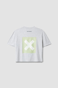 CAMISETA MUJER NATURE LIGHT GREY MELANGE