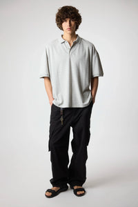 LIGHT GREY MELANGE WHEELS POLO