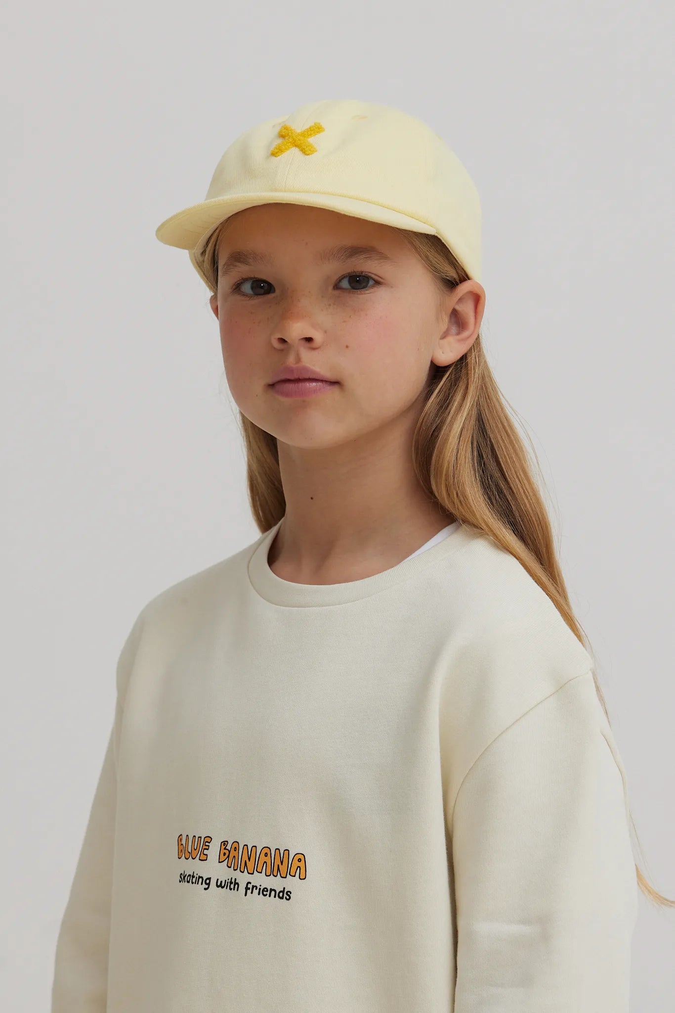 LIGHT YELLOW TERRY KIDS CAP