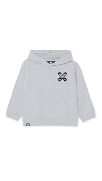 SUDADERA CON CAPUCHA KIDS CLASSIC LIGHT GREY MELANGE