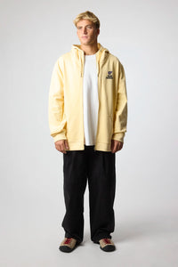 LIGHT YELLOW HARDY FULL ZIP HOODIE