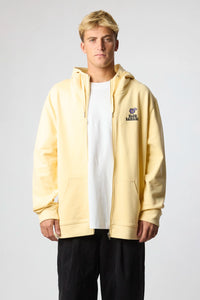 LIGHT YELLOW HARDY FULL ZIP HOODIE