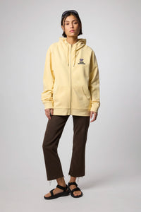 LIGHT YELLOW HARDY FULL ZIP HOODIE