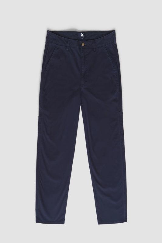NAVY MATT STRAIGHT PANT