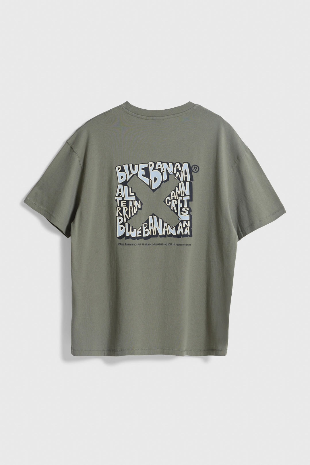 OLIVE GREEN MESS TEE
