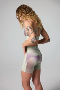 MULTICOLOR ACTIVE WOMAN SHORT LEGGINS