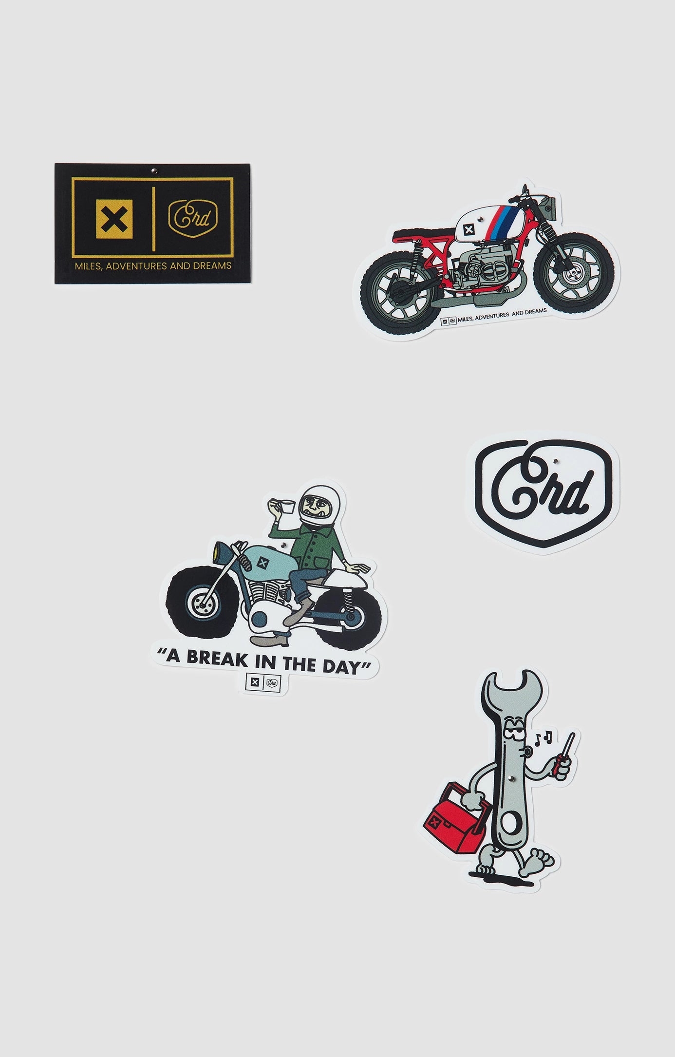 MULTICOLOR CRD STICKERS