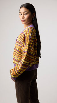 MULTICOLOR LUPE WOMAN CARDIGAN