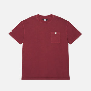 BURGUNDY MINIMAL TEE