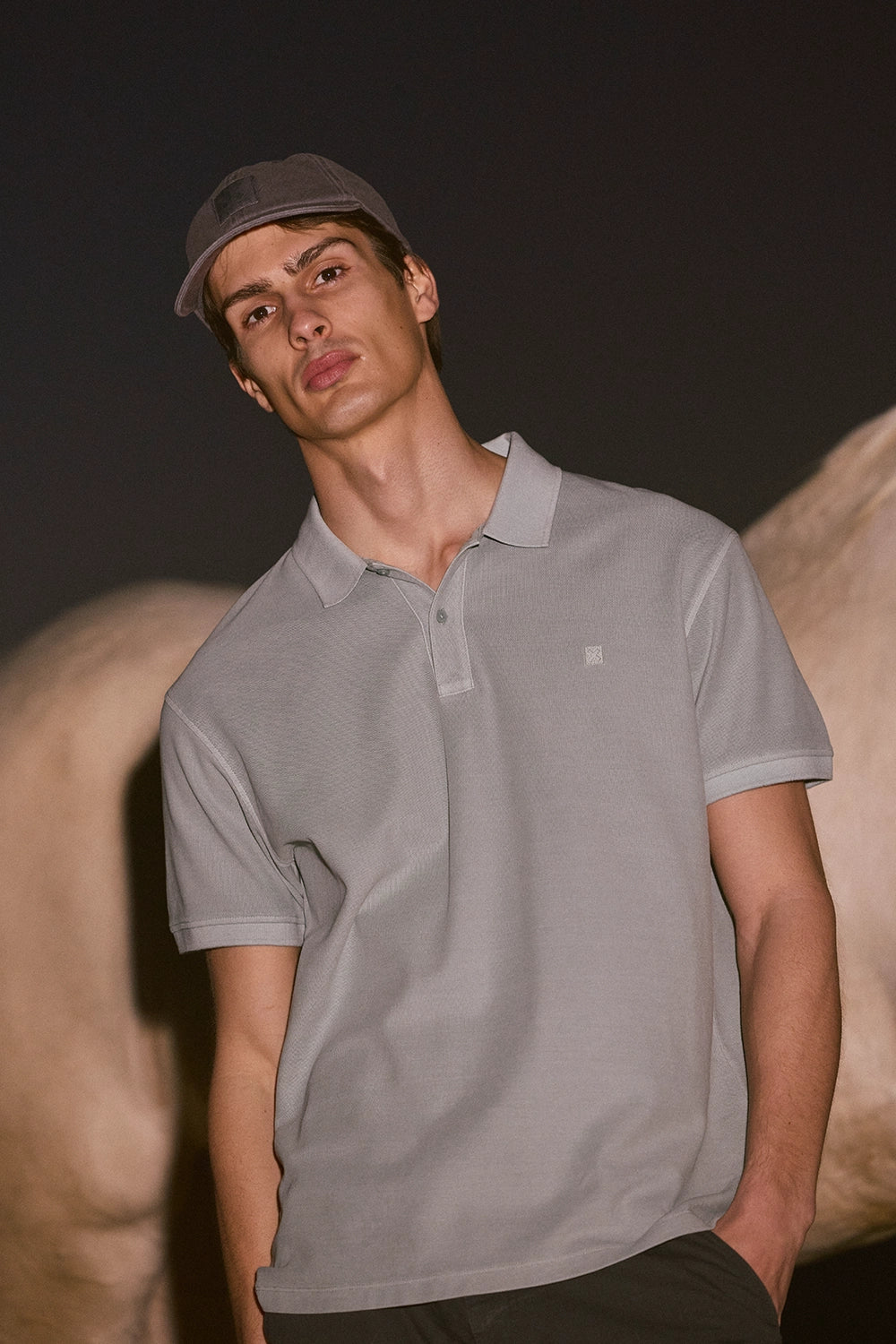 MIST NATURE WASHED POLO