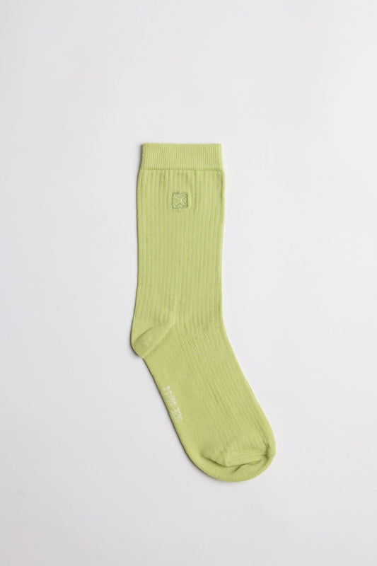 LIME GREEN NATURE SOCKS
