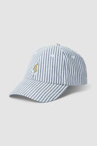 NAVY BANANA STRIPES CAP