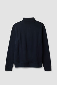 SUDADERA HALF ZIP BANK AZUL MARINO