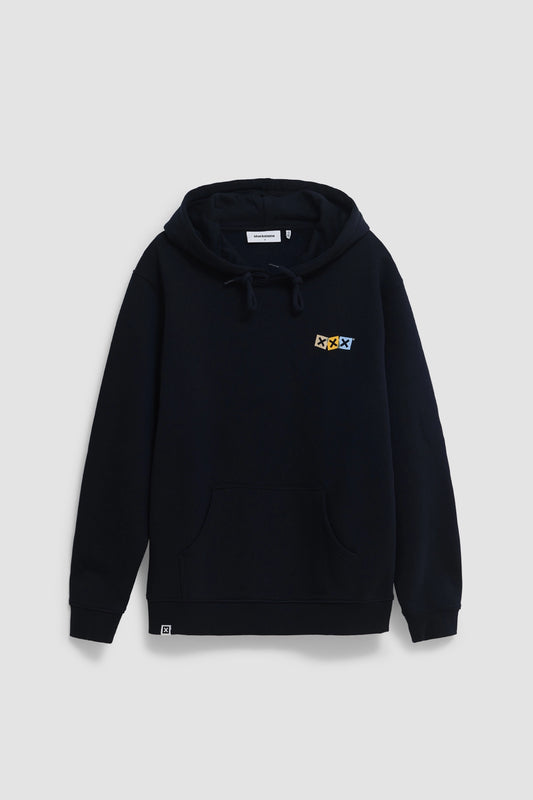 NAVY DICE HOODIE