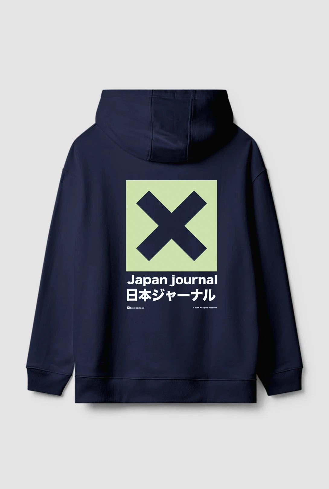 NAVY JOURNAL HOODIE