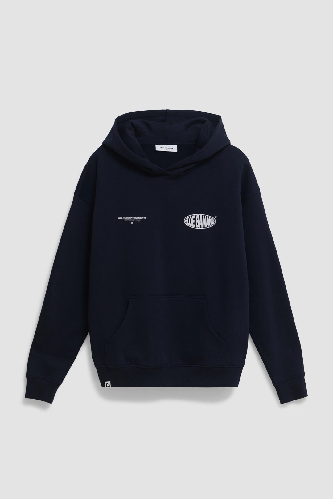 NAVY OVAL HOODIE