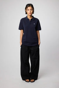 NAVY PATCH POLO