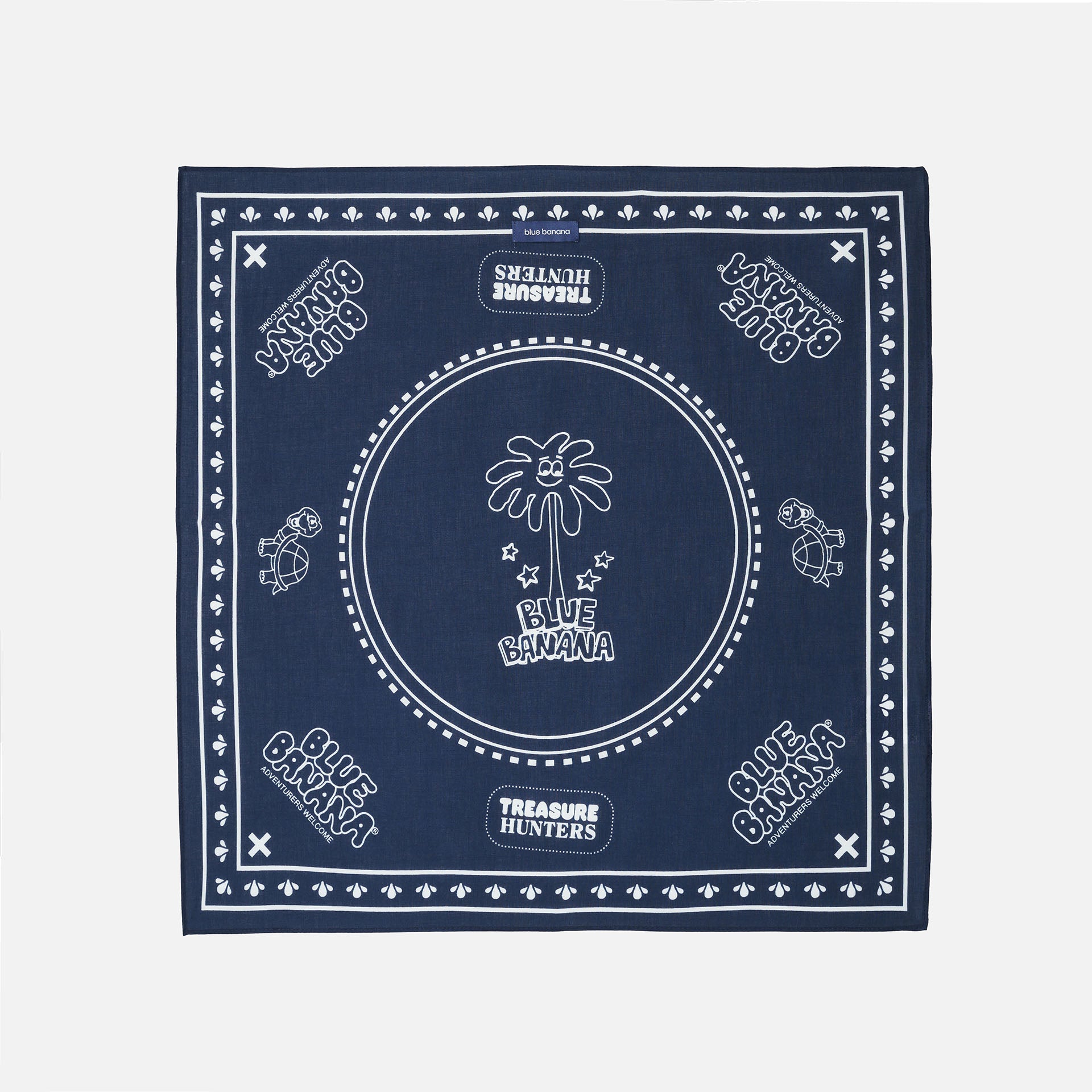NAVY TREASURE BANDANA
