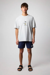 NAVY WAVE SHORTS