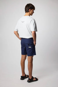 NAVY WAVE SHORTS