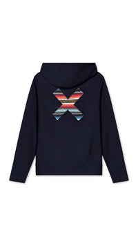 SUDADERA CON CAPUCHA CLASSIC AZUL MARINO