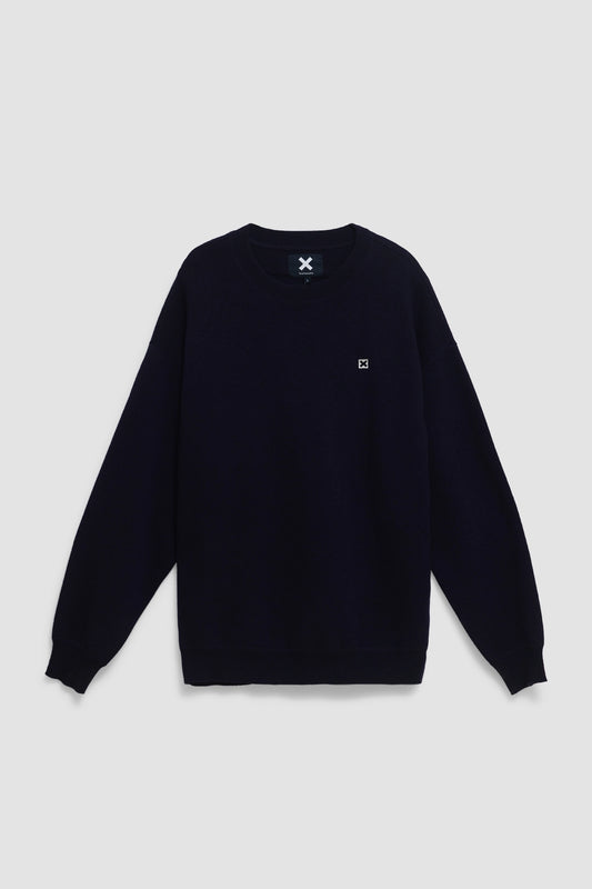 NAVY CORE KNITTED SWEATER