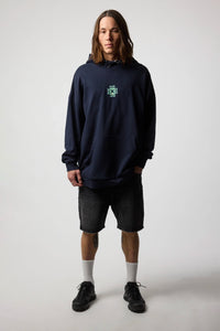 NAVY FOAM HOODIE