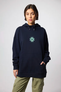 NAVY FOAM HOODIE
