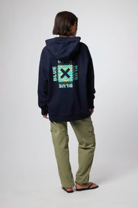 NAVY FOAM HOODIE