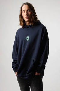 NAVY FOAM HOODIE