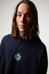 NAVY FOAM HOODIE