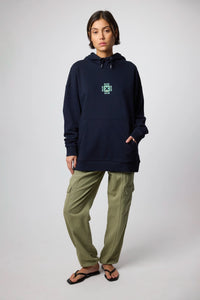 NAVY FOAM HOODIE