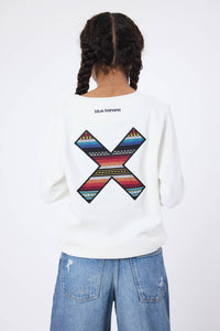 SUDADERA KIDS CLASSIC BLANCO ROTO
