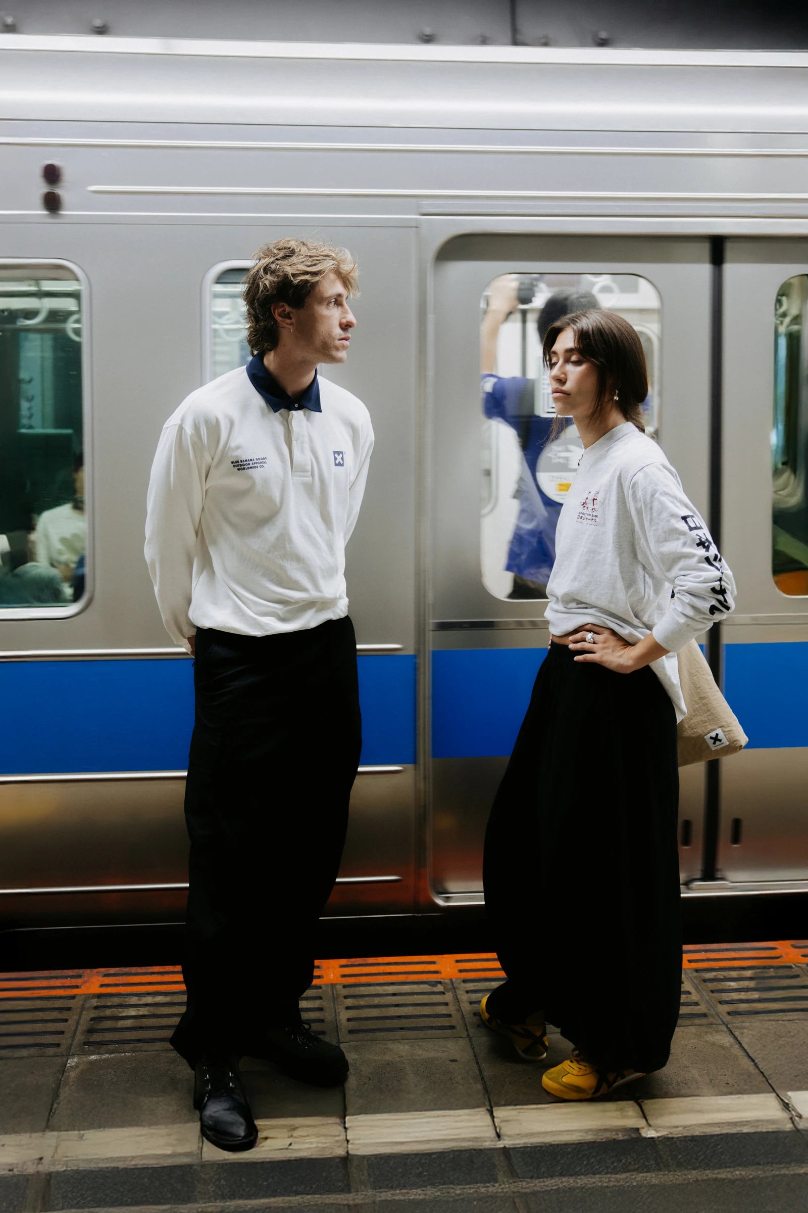 OFF-WHITE ATLAS LONG SLEEVE POLO