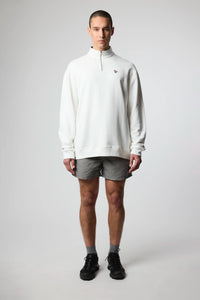 OFF-WHITE BANK HALF ZIP CREW