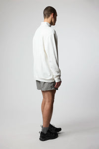 OFF-WHITE BANK HALF ZIP CREW