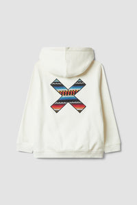 SUDADERA CON CAPUCHA KIDS CLASSIC BLANCO ROTO