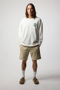 SUDADERA NATURE BLANCO ROTO